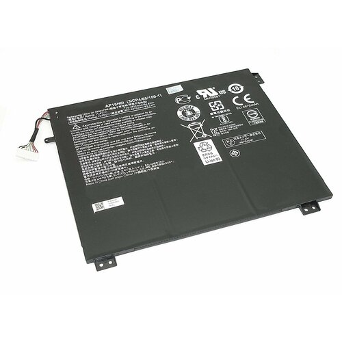 аккумуляторная батарея для ноутбука acer predator helios 700 ap18a5p 15 4v 4670mah Аккумулятор для ноутбука Acer One Cloudbook14 (AP15H8I) 11.4V 4670mAh черная