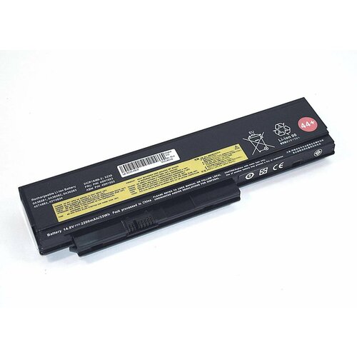 Аккумулятор для ноутбука Lenovo X230-4S1P (0A36305) 14.8V 2200mAh аккумулятор батарея для ноутбука lenovo x230 4s1p 0a36305 14 8v 2200mah replacement черная