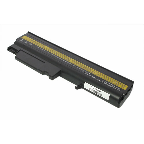 Аккумуляторная батарея для ноутбука Lenovo Thinkpad T40 R50 (92P1089) 5200mAh OEM черная аккумуляторная батарея для ноутбука lenovo thinkpad s230u 45n1094 14 8v 43wh черная