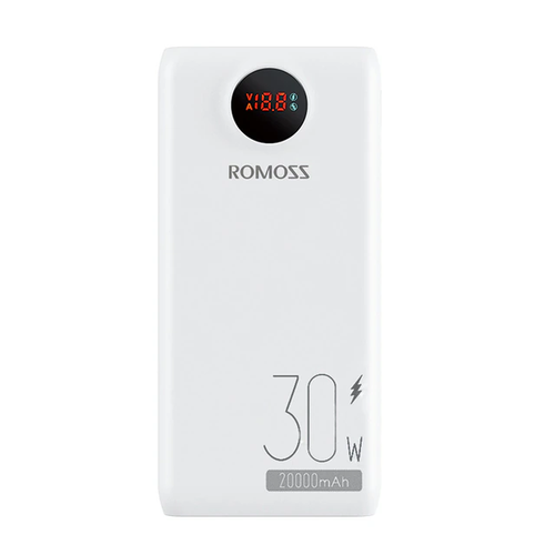 Внешний аккумулятор Romoss SW20S Pro/20000мАч/30 Вт Быстрая зарядка romoss sense 8pf 30000мач 22 5 вт быстрая зарядка led