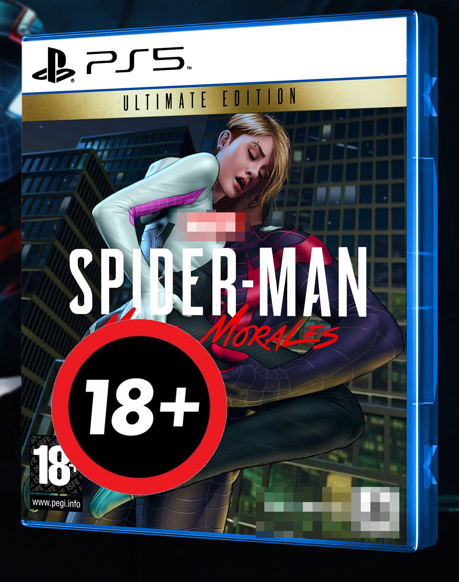 Эксклюзивная обложка для кейса Spider-Man: Miles Morales для PS5
