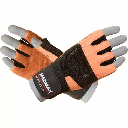 фото Перчатки mad max professional mfg-269, brown-black, размер m