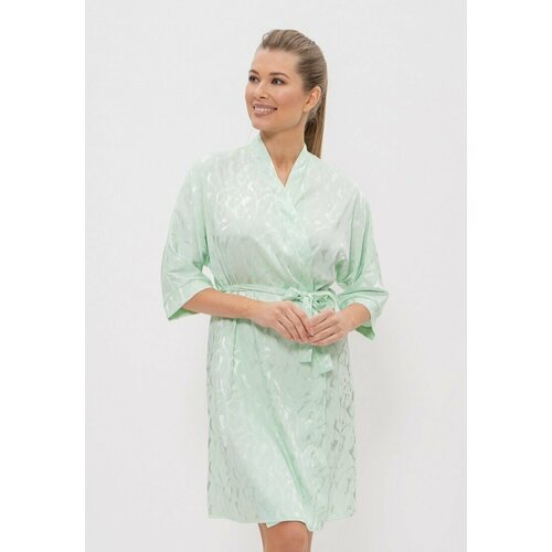 фото Халат cleo, размер 46, зеленый