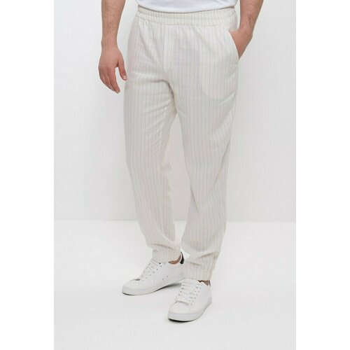 фото Брюки cleo, размер 56, белый