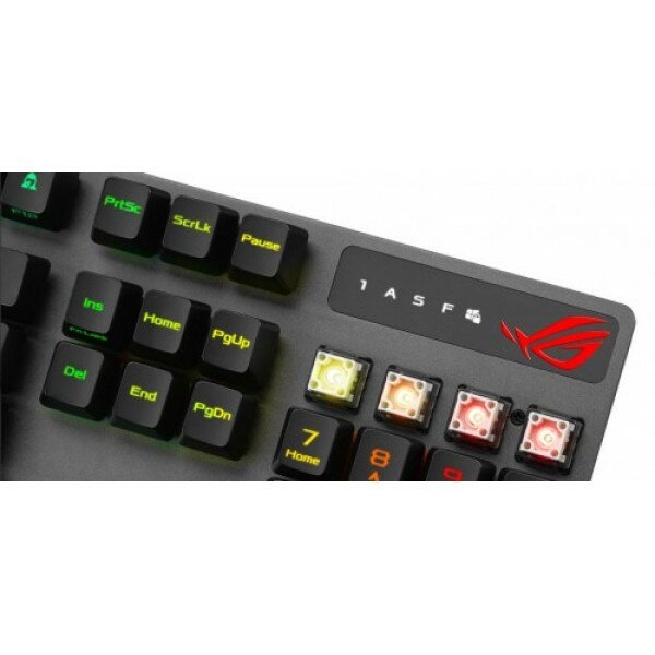Клавиатура проводная ASUS ROG Strix Scope (RX RED switches) USB, RGB подсветка, Черный, 90MP0240-BKRA00 - фото №15