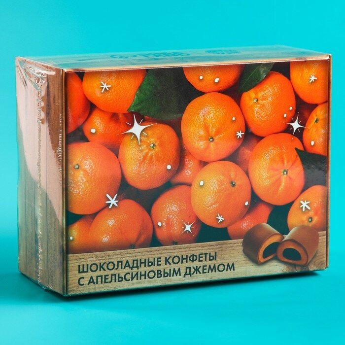 Шоколадные конфеты «Полный ящик» с апельсиновым джемом, 150 г. - фотография № 14