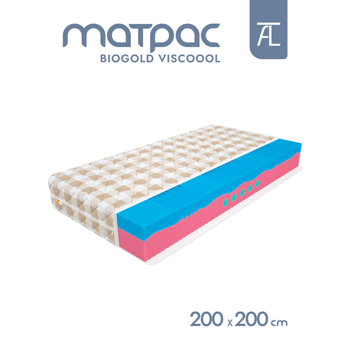 Матрас BioGold Viscoool BioLife Mr.Mattress, 200х200 см