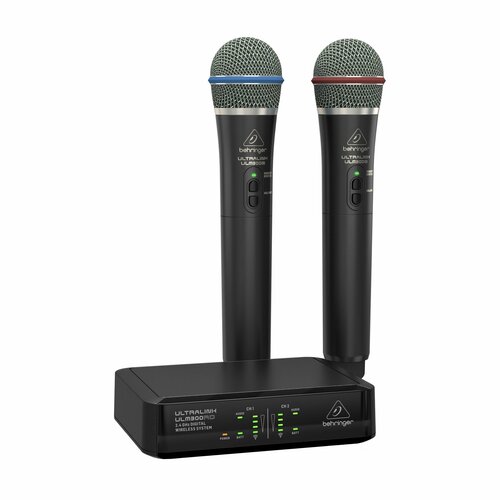 Behringer ULM302MIC - Вокальная радиосистема 24 ГГц двойная с ручными передатчиками и стационарным приёмником 2374900₽