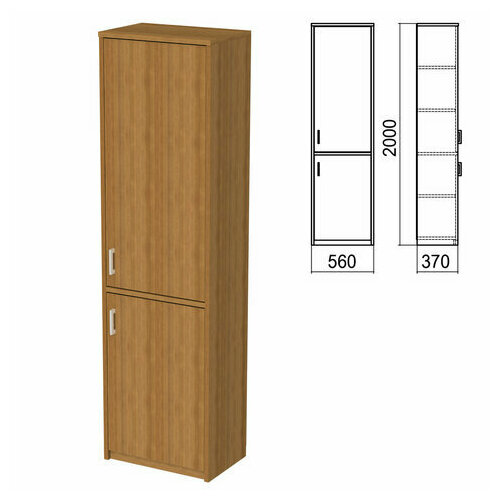 Шкаф Арго орех 560х370х2000мм 13399₽