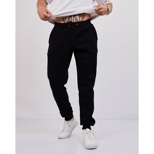 Брюки спортивные джоггеры VOKRIS, размер 2XL, черный брюки джоггеры vokris размер 2xl 54 серый