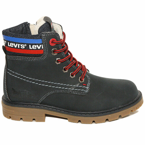 фото Ботинки levi's, размер 32, синий