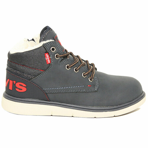 фото Ботинки levi's, размер 34, синий