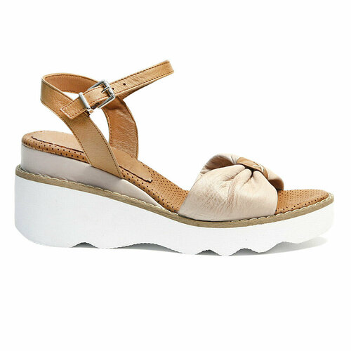 фото Босоножки airbox, размер 39, бежевый