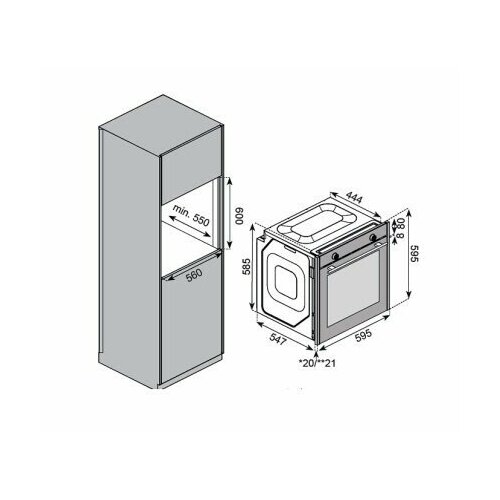 Электрический духовой шкаф Kuppersberg KSO 610 SG