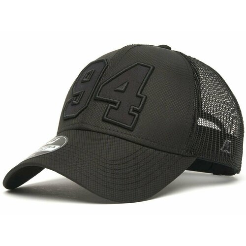 фото Бейсболка atributika & club, размер 55-58, черный