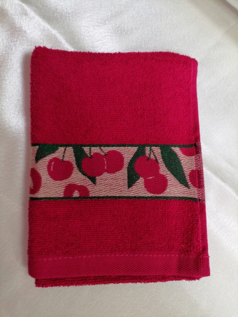 фото Полотенце махровое цвет : оранжевый