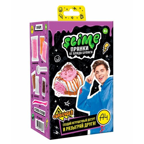 Слайм Slime Лаборатория Пранк Влад А4 Десерт пирожное SS500-40195