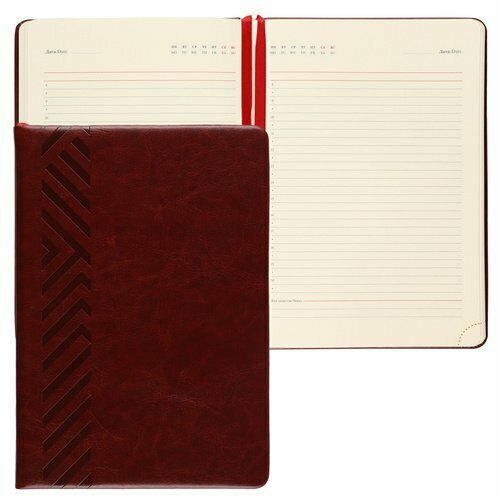 Ежедневник FIORENZO Boss недатированный, А5, 168 листов, твердая обложка, коричневый