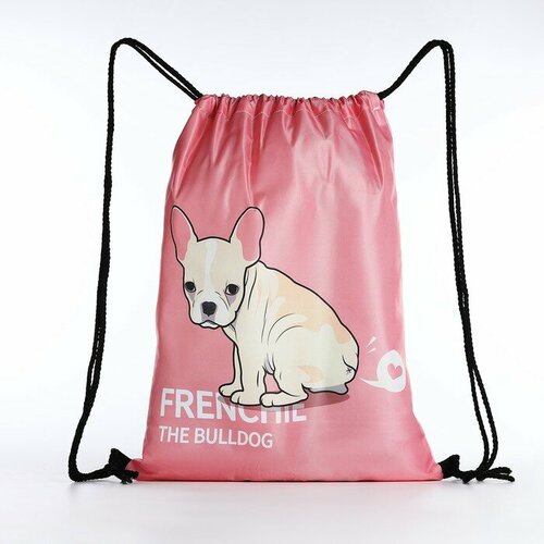 Мешок для обуви на шнурке цвет розовый 481₽