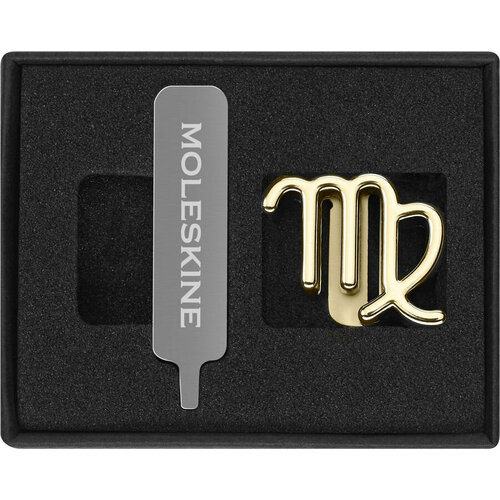 Шильд-символ Moleskine Zodiac металл золотистый коробка с европод. Дева