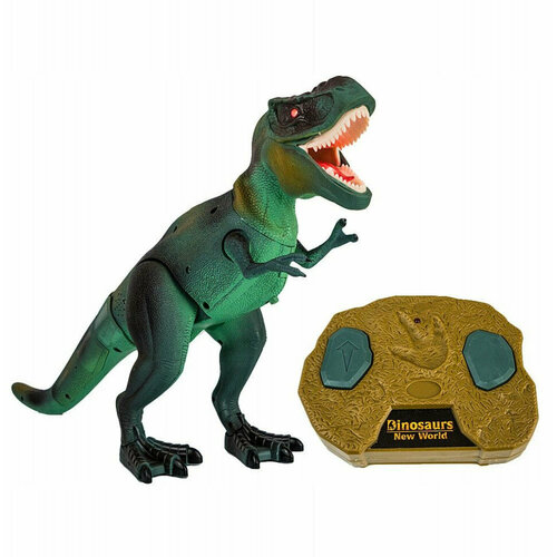 Радиоуправляемый динозавр T-Rex RuiCheng (зеленый, звук, свет) - RUI-9981-GREEN радиоуправляемый динозавр t rex ruicheng зеленый звук свет rui 9981 green