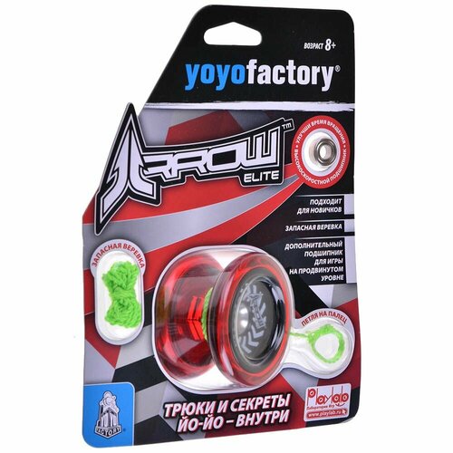 Йо-йо YoYoFactory Arrow Красный йо йо yoyofactory velocity прозрачно красный