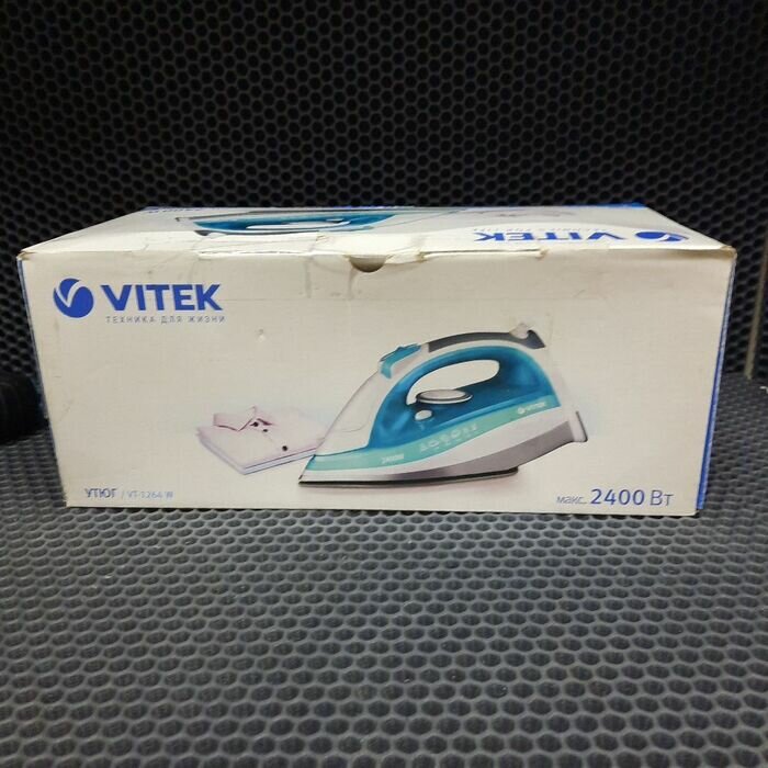 Утюг Vitek VT-1264 W 2400Вт белый - фото №10