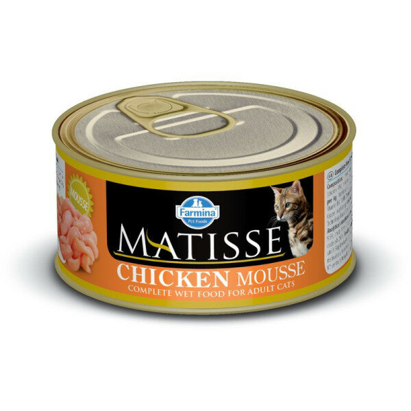 Корм влажный Matisse Chicken кошки с курицей 1020г ( 85г x 12 шт.)