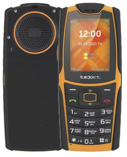 TEXET TM-521R Черный/Оранжевый