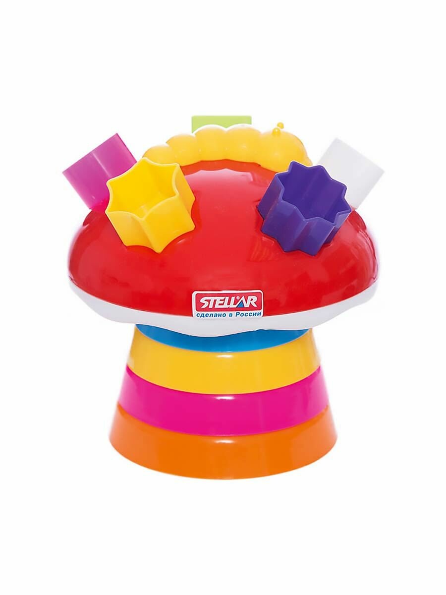 Логическая пирамидка-сортер Гриб Stellar 01336 — фото 1