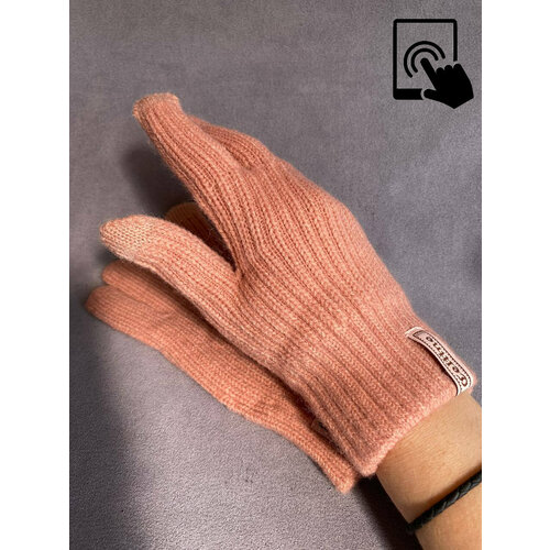 фото Перчатки kim lin, размер 7, розовый