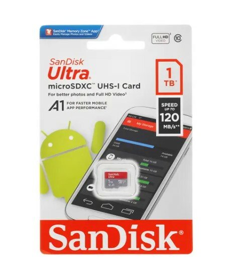 Карта памяти SanDisk Ultra micro SDXC 1TB UHS-I SDSQUA4-1T00-GN6MN