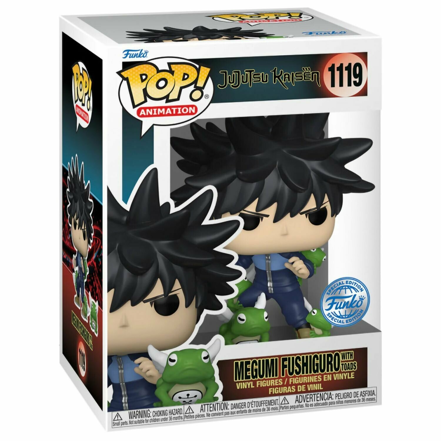 Фигурка Funko POP! Магическая битва: Мэгуми Фусигуро с лягушками - фото №3