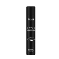 OLLIN Professional Лак для волос ультрасильной фиксации без отдушки, 400 мл