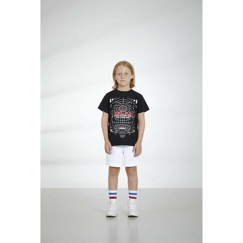 фото Футболка poivre blanc, размер 152, черный