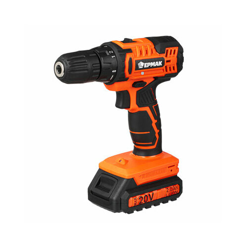 Ермак x-pro дрель-шуруповерт аккум серия единая аккум батарея li-on 20в бесщ 20ач 40нм led 7511₽