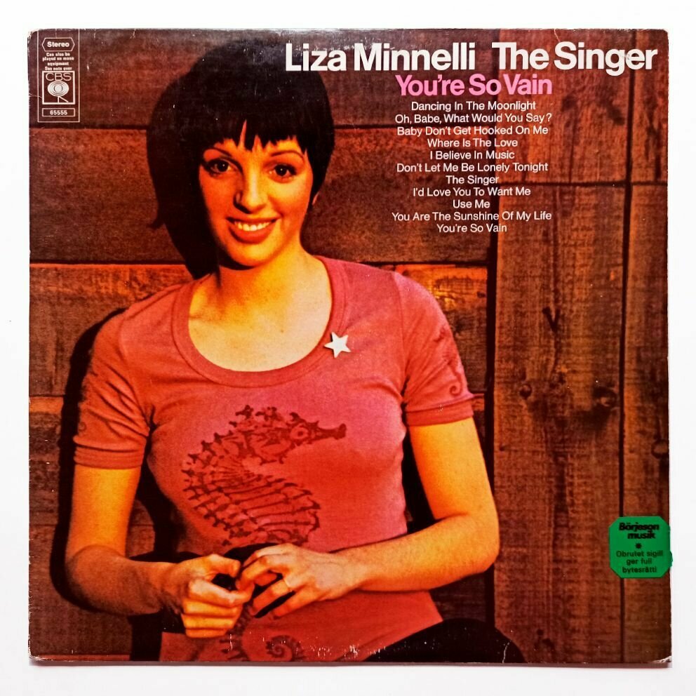 Liza Minnelli.The Singer (UK, 1975) LP, NM