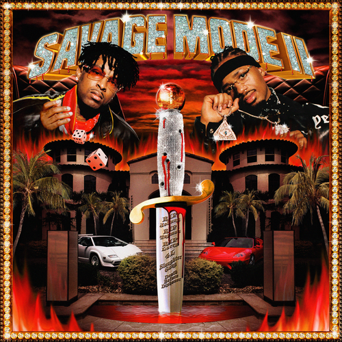 21 Savage & Metro Boomin – Savage Mode II (Translucent Red Vinyl) 2021 new men s hoodies 2020 summer short sleeves anime sweatshirt male hip hop harajuku japanese streetwear white hoodie men