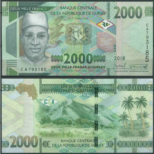 Гвинея 2000 франков 2018 гвинея 500 франков 2018 2019