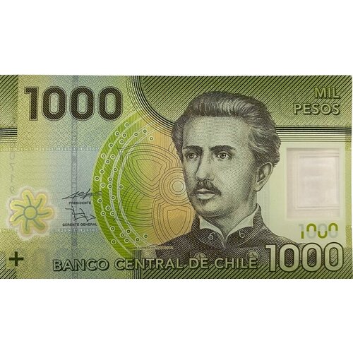 Чили 1000 песо 2011 г. банкнота чили 2000 песо 2003 год unc