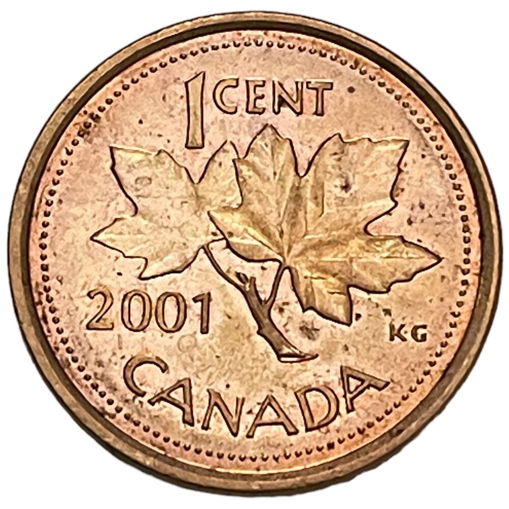Канада 1 цент 2001 г.