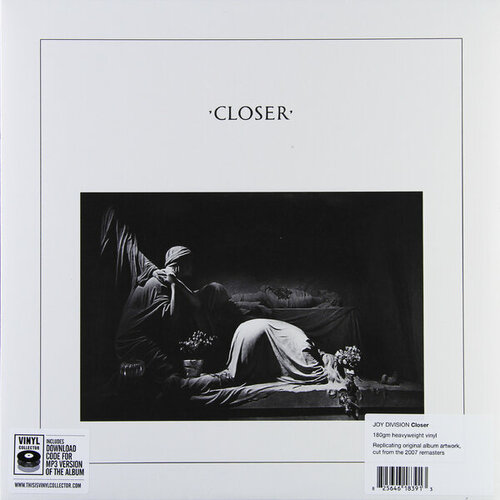 Виниловая пластинка JOY DIVISION - CLOSER (180 GR) виниловая пластинка warner music joy division closer