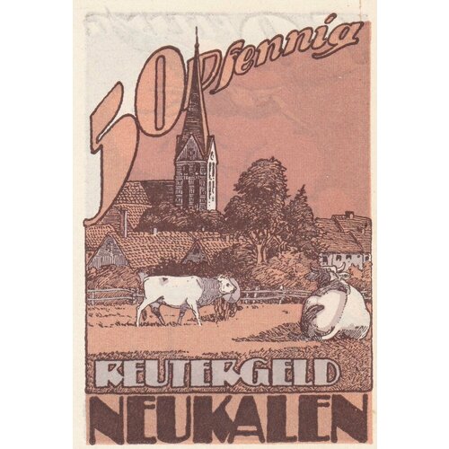 Германия (Веймарская Республика) Нойкален 50 пфеннигов 1922 г.