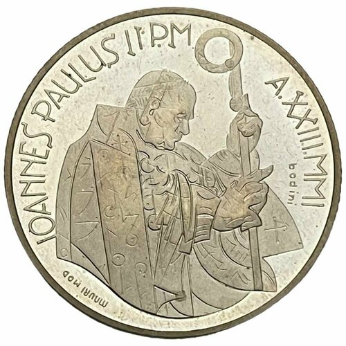 Ватикан 2000 лир 2001 г. (MMI) (Диалог между культурами - Диалог мира) (Proof) иоанн павел ii апостольное обращение о посвященной богу жизни vita consecrata