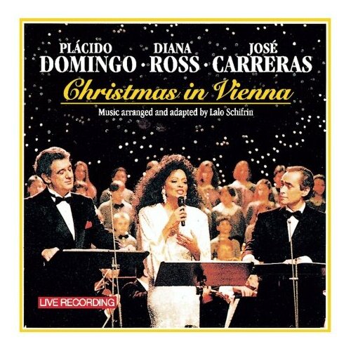 jose carreras Компакт-Диски, SONY CLASSICAL, PLACIDO DOMINGO / DIANA ROSS / JOSE CARRERAS - Christmas In Vienna (CD)