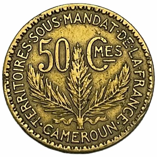 Французский Камерун 50 сантимов 1924 г.