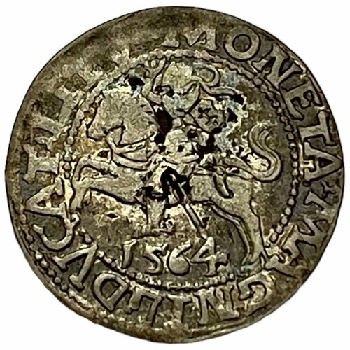 Литовское княжество полугрош (1/2 гроша) 1564 г. речь посполитая 1 2 гроша полугрош 1766 г