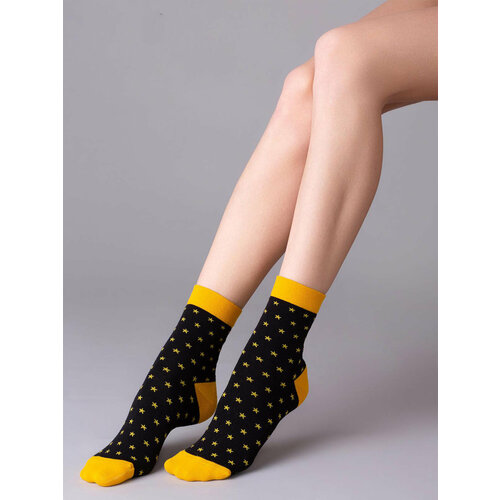 фото Носки omsa, размер 44, желтый