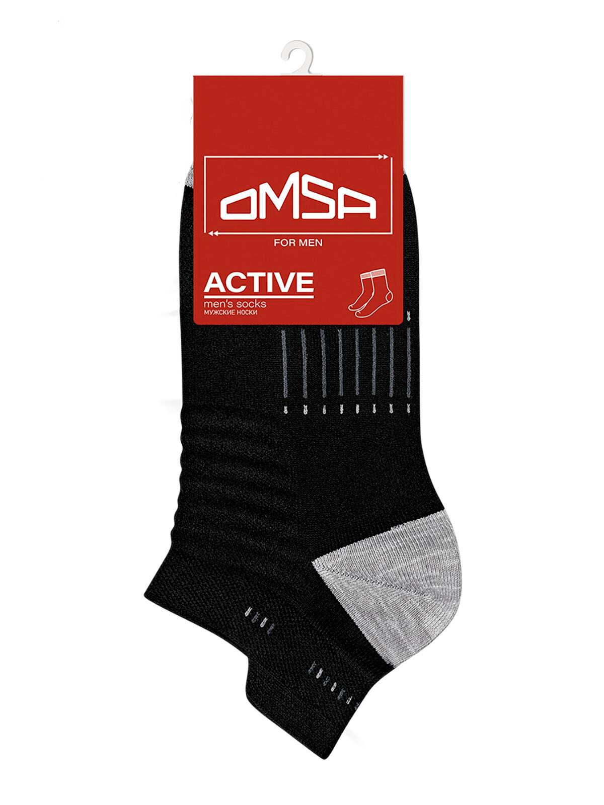 Мужские и женские короткие спортивные носки Omsa Art. 123 active
