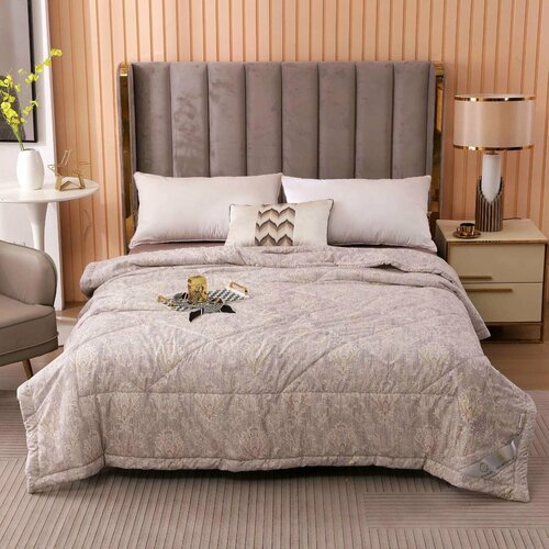 Одеяло Boris 2 спальное 200х220 Шелковое волокно Хлопок 2290₽